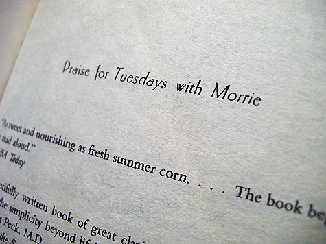 Tuesdays with Morrie